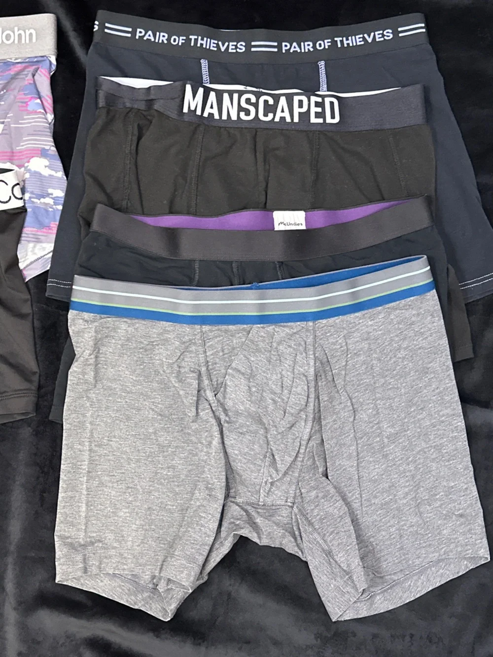 Mens Boxer Brief Lot of 8 Medium Calvin Klein Tommy John MeUndies Underwear